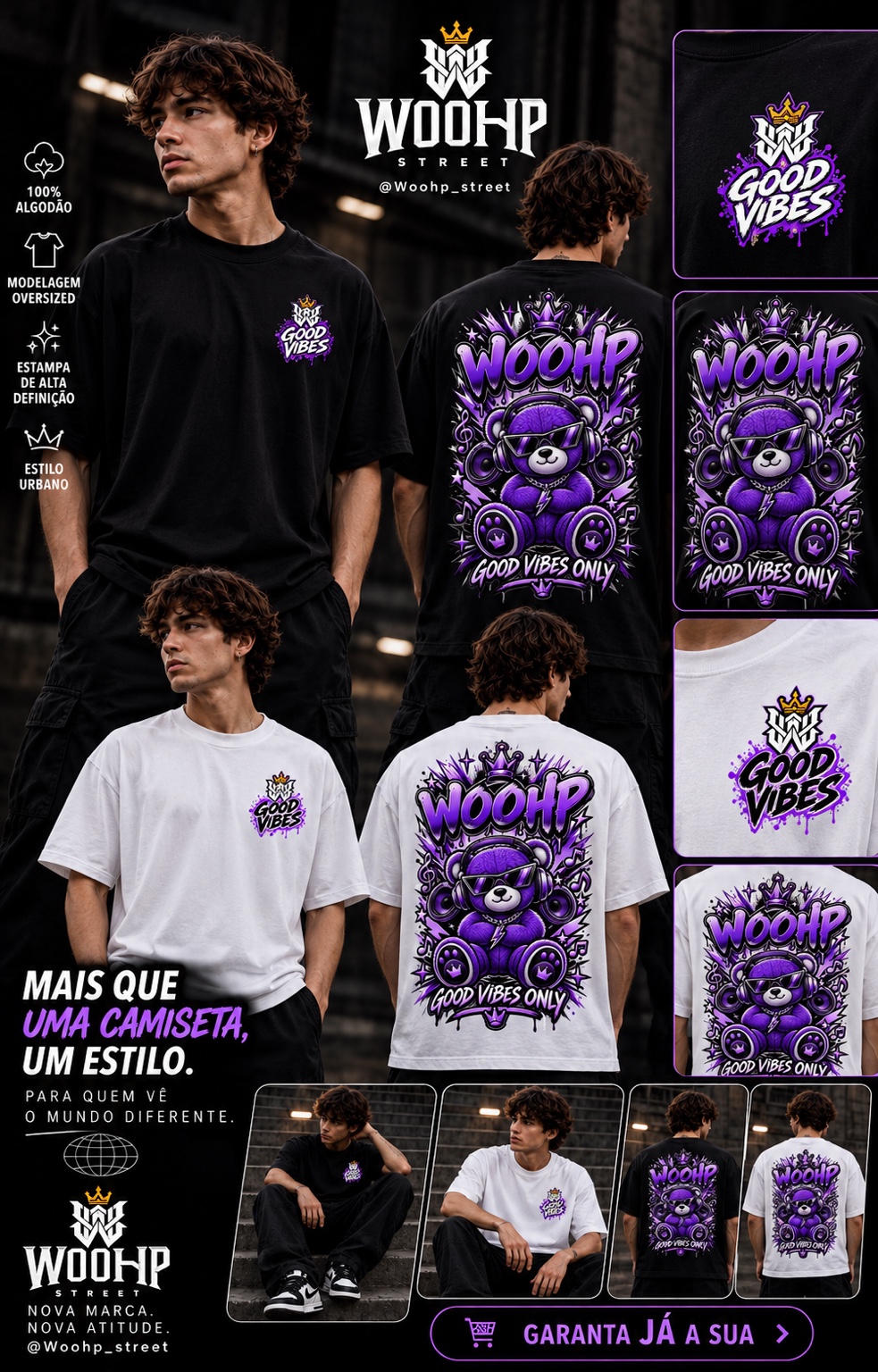 Camiseta Good Vibes Only